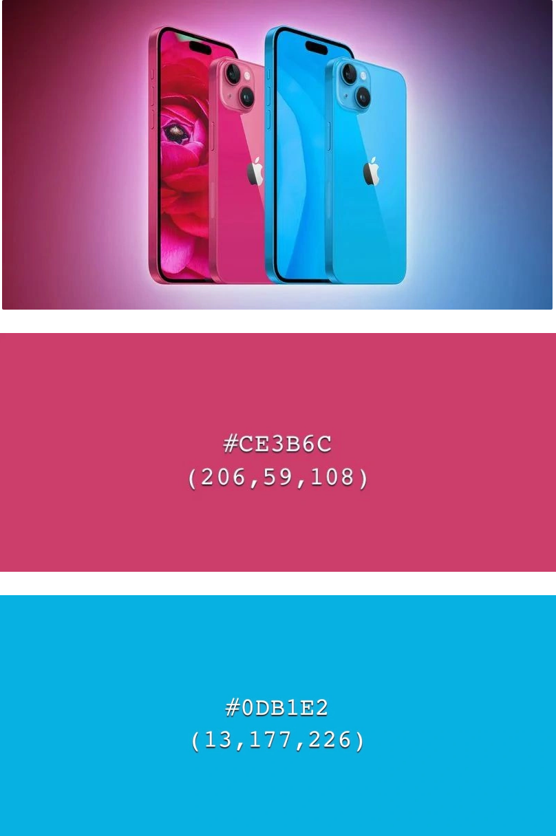 尼木苹果维修网点分享iPhone 15 系列手机有哪些配色 