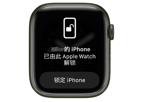 尼木苹果手机维修分享用 AppleWatch 解锁配备面容 ID 的 iPhone方法 