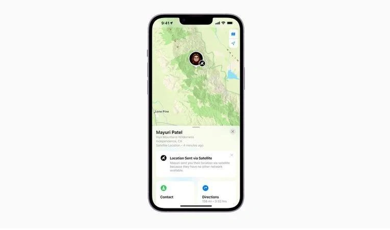 尼木苹果14维修分享iPhone14系列中 FindMy功能通过卫星分享位置方法教程 
