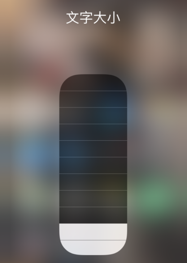 尼木苹果手机维修分享小技巧：在 iPhone 控制中心快速调节字体大小 